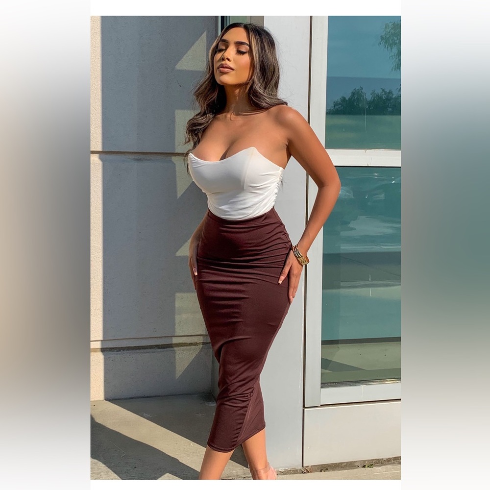 Midi Pencil Skirt